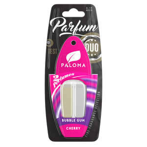Paloma Parfum DUO Air Freshener -Bubblegum & Cherry Scent - car , home, office, long lasting perfume air freshener