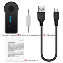 Load image into Gallery viewer, AUX Car Bluetooth Receiver,3.5mm Socket 5.0 Wireless Bluetooth Adapter - Paloma Car Air Fresheners

