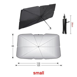 Car Sun Shade Protector - Parasol Summer Sun Interior Windshield - Paloma Car Air Fresheners