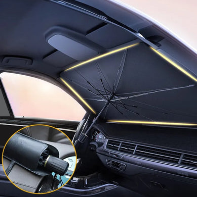 Car Sun Shade Protector - Parasol Summer Sun Interior Windshield - Paloma Car Air Fresheners