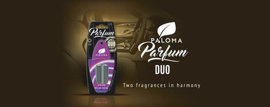 Paloma Parfum DUO Air Freshener - Collection Image - car , home, office, long lasting perfume air freshener