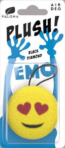 EMO PLUSH-Black Diamond Black Ice smell car , home, office, long lasting perfume air freshener