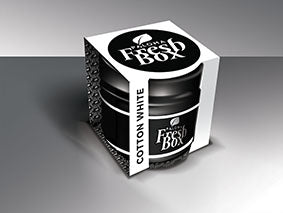 Fresh BOX Can Air Freshener -Cotton White Smell - car , home, office, long lasting perfume air freshener